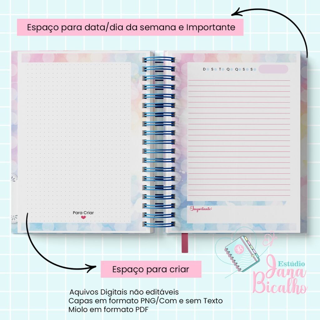 Caderno A5 Alfabeto Butterfly (Jana Bicalho) - Imagem 10