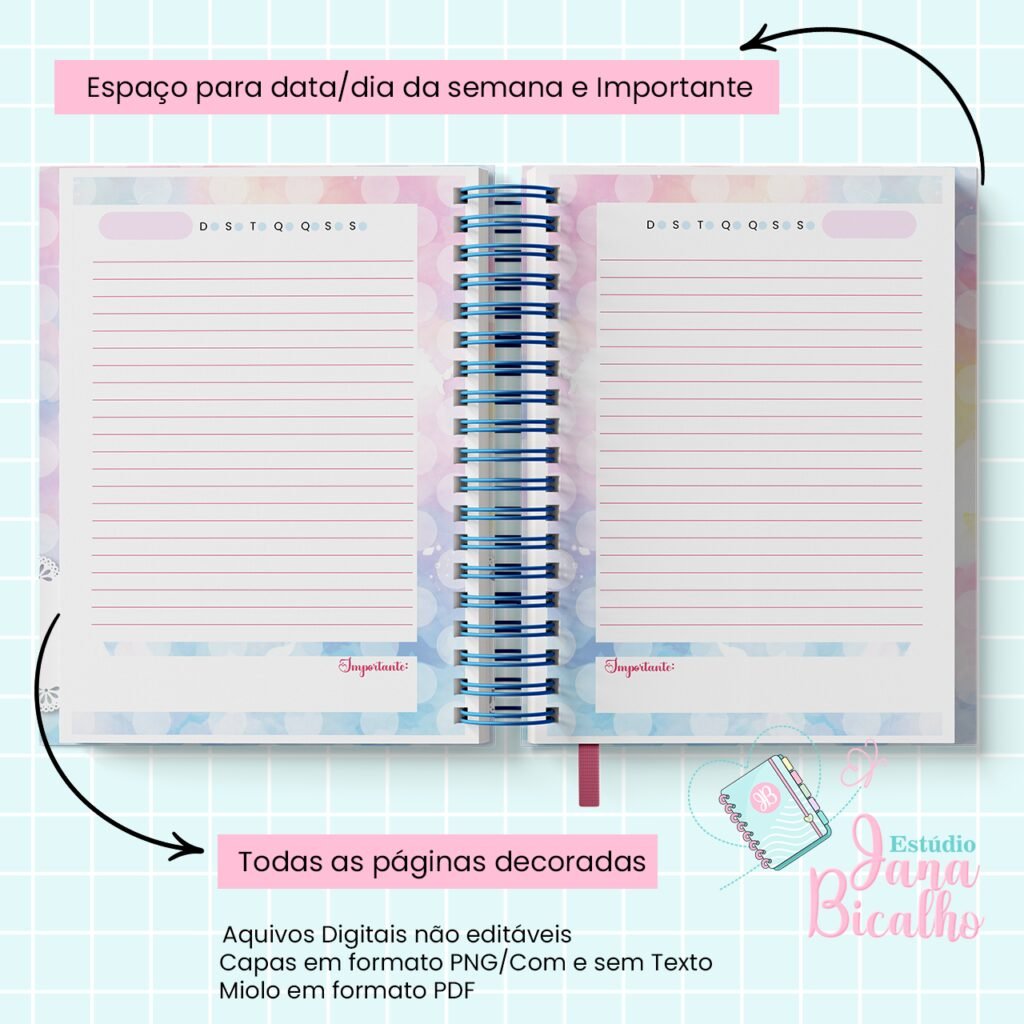 Caderno A5 Alfabeto Butterfly (Jana Bicalho) - Imagem 12