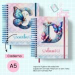 Caderno A5 Alfabeto Butterfly (Jana Bicalho) - Imagem 11