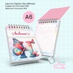 Bloquinho A6 Alfabeto Butterfly (Jana Bicalho) - Imagem 26