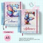 Caderno A5 Alfabeto Butterfly (Jana Bicalho) - Imagem 8