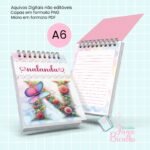 Bloquinho A6 Alfabeto Butterfly (Jana Bicalho) - Imagem 23