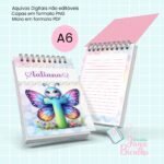 Bloquinho A6 Alfabeto Butterfly (Jana Bicalho) - Imagem 3