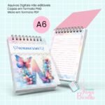 Bloquinho A6 Alfabeto Butterfly (Jana Bicalho) - Imagem 10