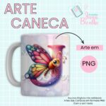 COMBO – Arte Caneca Alfabeto Butterfly (Jana Bicalho) - Imagem 11