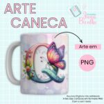 COMBO – Arte Caneca Alfabeto Butterfly (Jana Bicalho) - Imagem 18