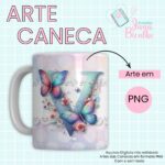 COMBO – Arte Caneca Alfabeto Butterfly (Jana Bicalho) - Imagem 23