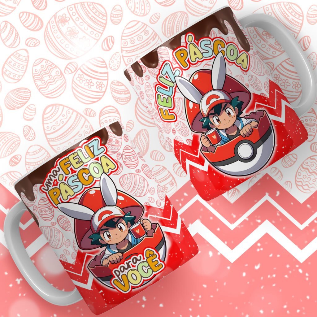 Pokemon - Artes para Canecas (Arte Dez) - Imagem 14