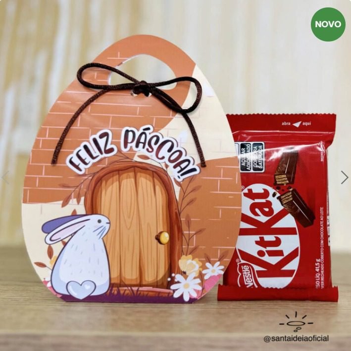 BOLSA OVINHO KIT KAT Bolsa Ovinho Kit Kat (Santa Ideia) - Imagem 1