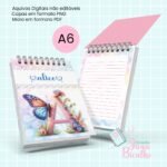 Bloquinho A6 Alfabeto Butterfly (Jana Bicalho)