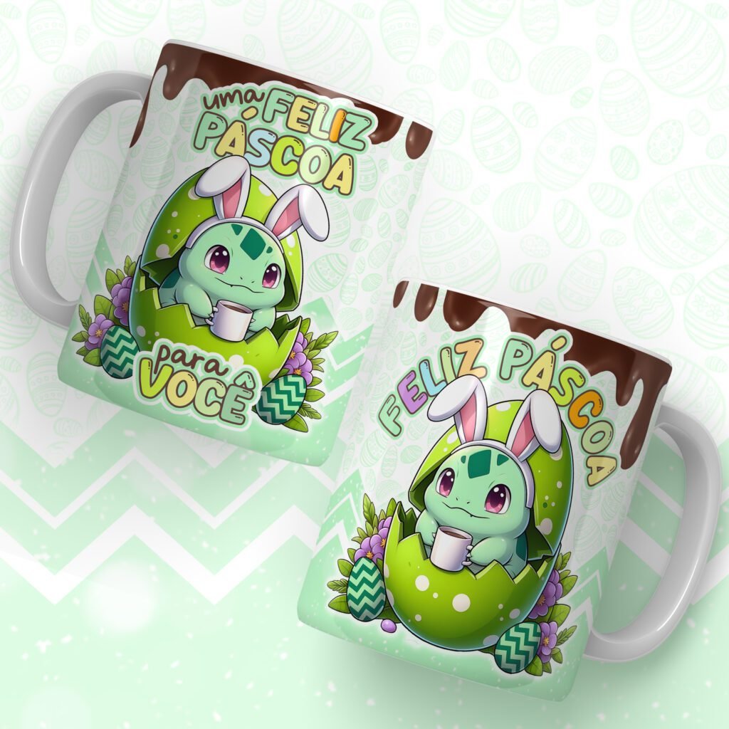 Pokemon - Artes para Canecas (Arte Dez) - Imagem 11