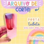 Molde Caixa Porta Tubete (Ilustracin)