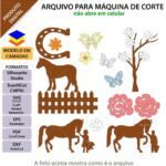 Cavalos Crianças - Topo de Bolo