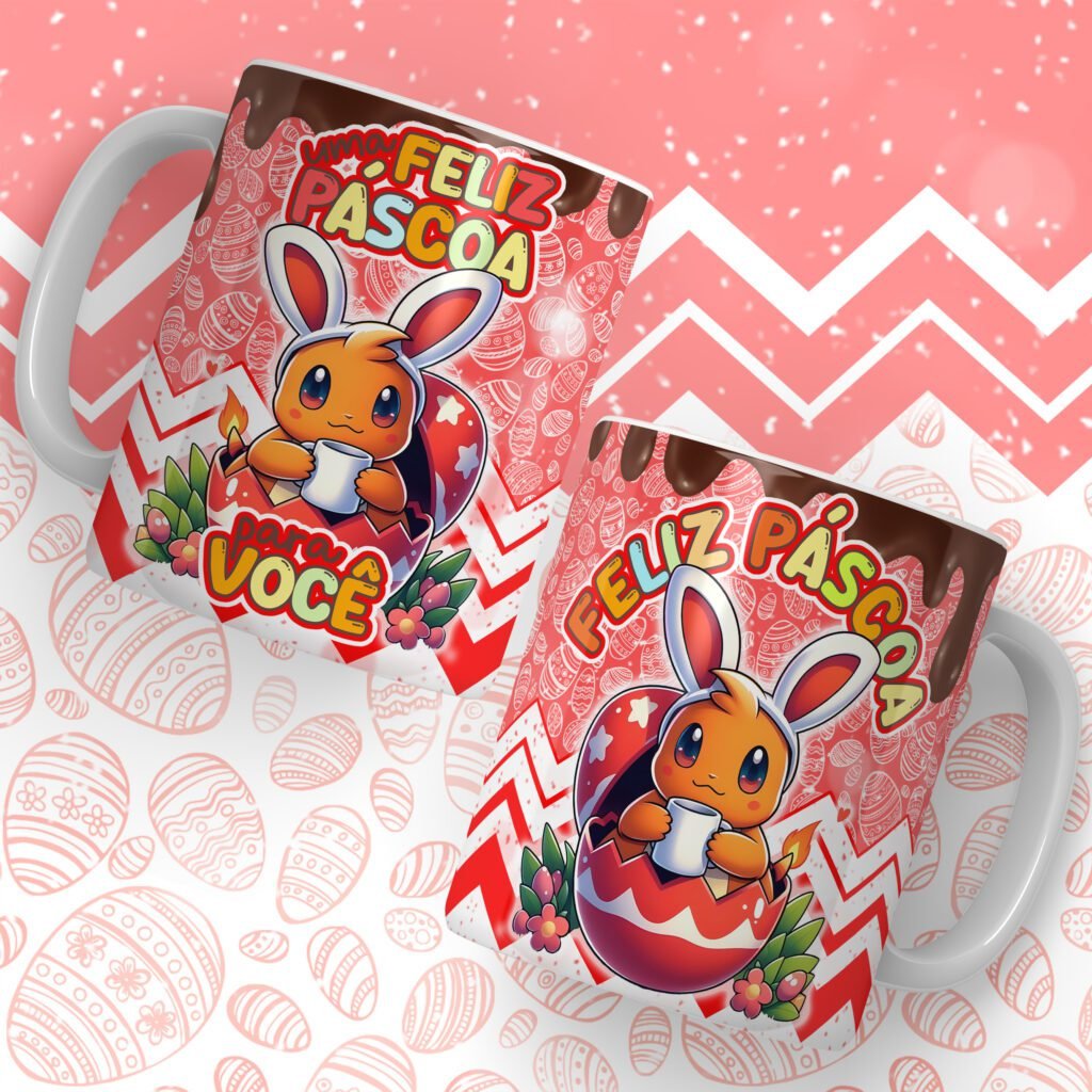 Pokemon - Artes para Canecas (Arte Dez) - Imagem 8