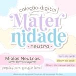 Maternidade Neutra - Livro do Bebê | Álbum | Mesversário (Letterinhas)