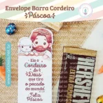 Envelope Barra de Chocolate Coelho | Cordeiro (Art Ideia) - Imagem 2