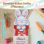 Envelope KitKat Coelho Páscoa | Coelho (Art Ideia)