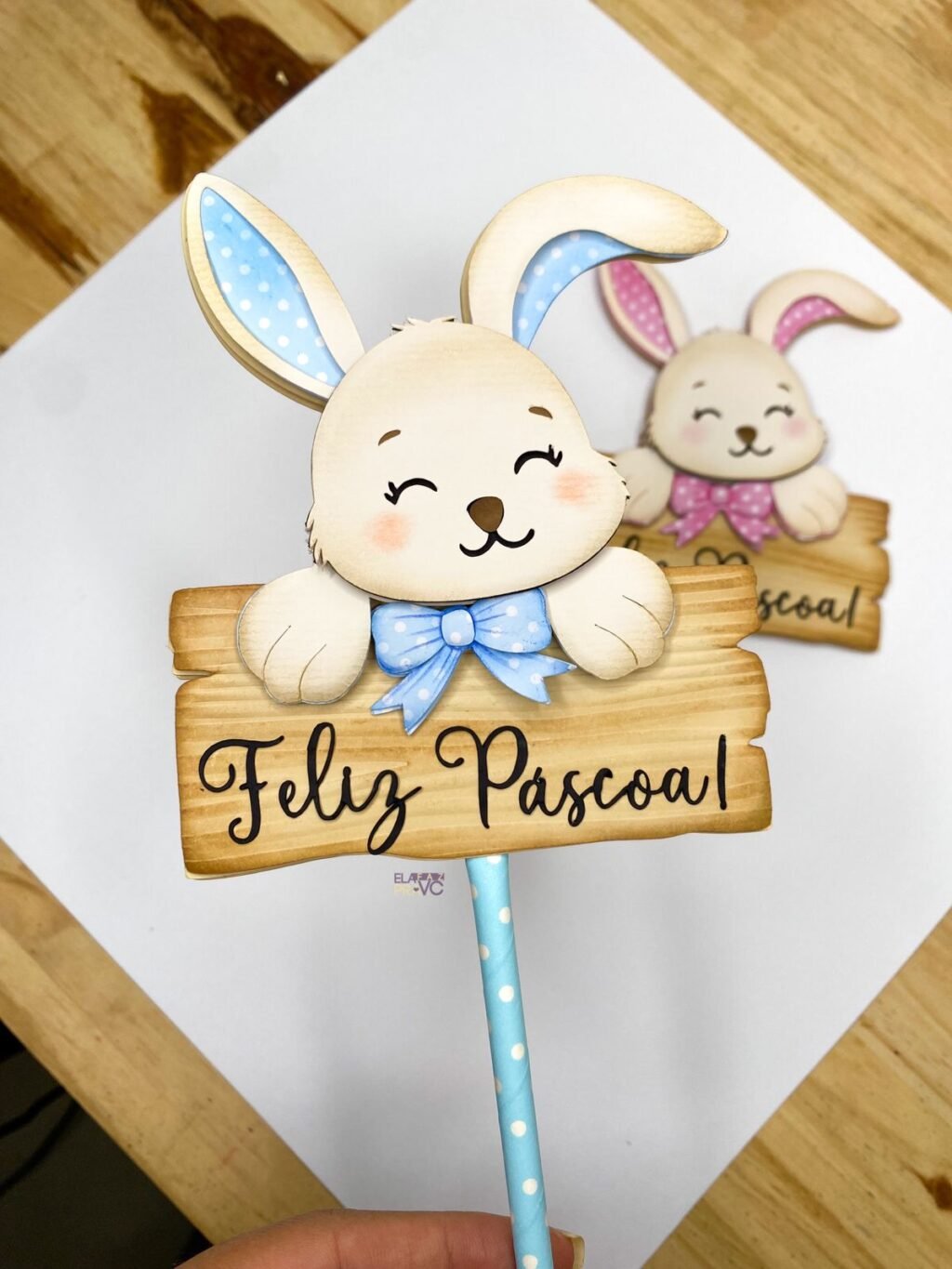 COMBO 15 Topos de Bolo - Páscoa 2024 (Ela Faz pra Você) - Imagem 4