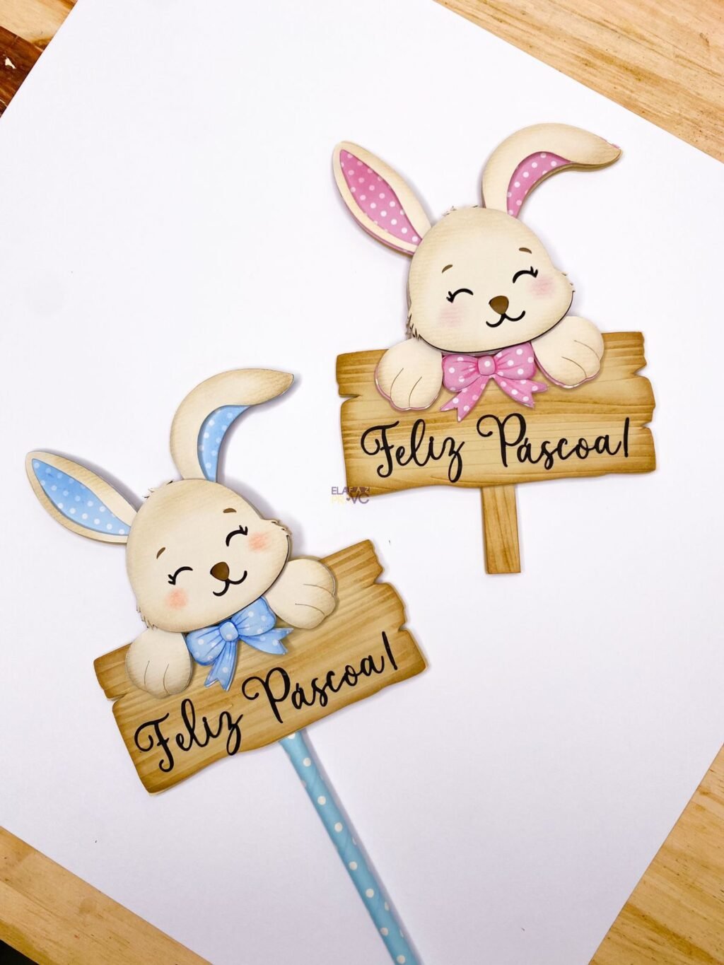COMBO 15 Topos de Bolo - Páscoa 2024 (Ela Faz pra Você) - Imagem 5