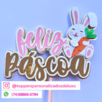 COMBO 10 Topos de Bolo - Páscoa 2024 - Imagem 10