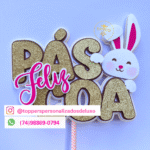 COMBO 10 Topos de Bolo - Páscoa 2024 - Imagem 11