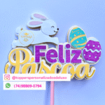 COMBO 10 Topos de Bolo - Páscoa 2024 - Imagem 9