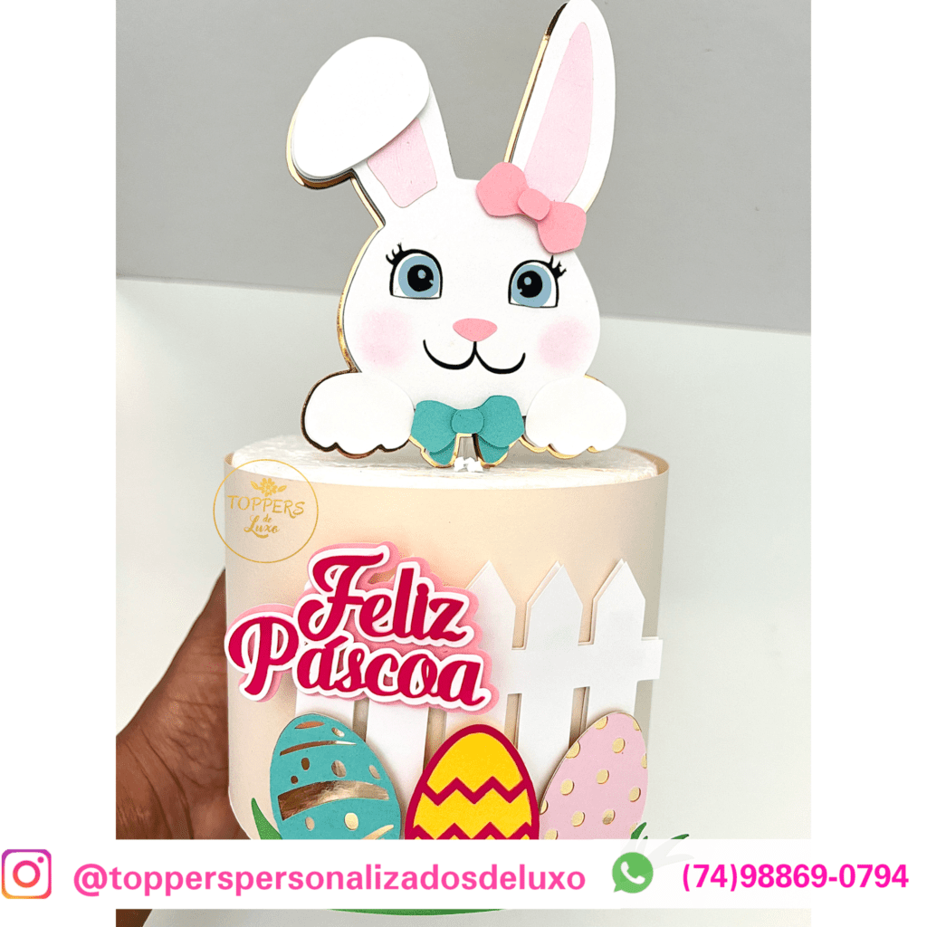 COMBO 10 Topos de Bolo - Páscoa 2024 - Imagem 8