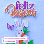 COMBO 10 Topos de Bolo - Páscoa 2024 - Imagem 6