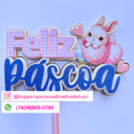 COMBO 10 Topos de Bolo - Páscoa 2024 - Imagem 4