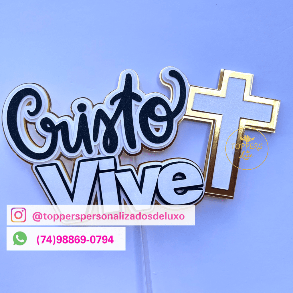 COMBO 10 Topos de Bolo - Páscoa 2024 - Imagem 3