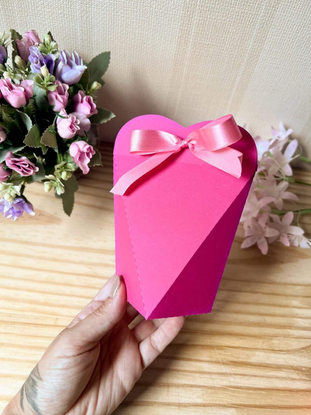 Molde Caixinha Coração Sextavada (Ilustracin) - Imagem 2