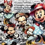 Minnie Retro Cartoon - Kit Digital (Ilustradeb)