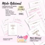 Miolo Adicional Cadernetas de Saúde + Brinde – Poá (Cute Corte)