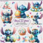 Páscoa do Stitch - Kit Digital
