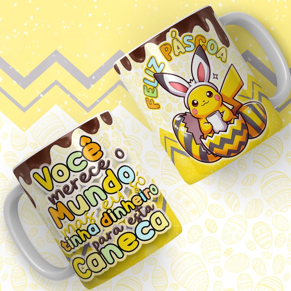 Pokemon - Artes para Canecas (Arte Dez) - Imagem 5