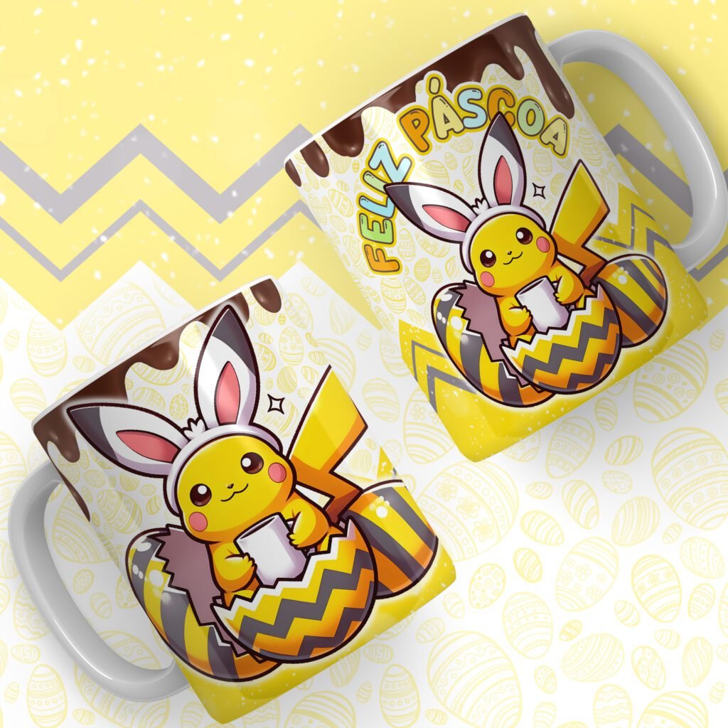 Pokemon - Artes para Canecas (Arte Dez) - Imagem 1