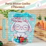 Porta Blister Coelho Páscoa (Art Ideia)