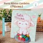Porta Blister Cordeiro Páscoa (Art Ideia)
