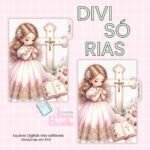 Caderno A5 Primeira Eucaristia Rose Gold Girls 4 em 1 + Brinde (Jana Bicalho) - Imagem 12