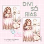 Caderno A5 Primeira Eucaristia Rose Gold Girls 4 em 1 + Brinde (Jana Bicalho) - Imagem 13