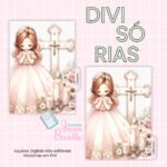 Caderno A5 Primeira Eucaristia Rose Gold Girls 4 em 1 + Brinde (Jana Bicalho) - Imagem 17