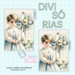 Caderno A5 Primeira Eucaristia Blue Boys 4 em 1 + Brinde (Jana Bicalho) - Imagem 21