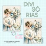 Caderno A5 Primeira Eucaristia Blue Boys 4 em 1 + Brinde (Jana Bicalho) - Imagem 12