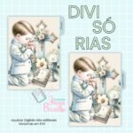Caderno A5 Primeira Eucaristia Blue Boys 4 em 1 + Brinde (Jana Bicalho) - Imagem 23