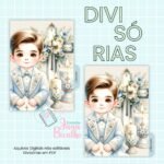 Caderno A5 Primeira Eucaristia Blue Boys 4 em 1 + Brinde (Jana Bicalho) - Imagem 6