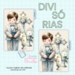 Caderno A5 Primeira Eucaristia Blue Boys 4 em 1 + Brinde (Jana Bicalho) - Imagem 24
