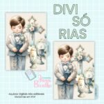 Caderno A5 Primeira Eucaristia Blue Boys 4 em 1 + Brinde (Jana Bicalho) - Imagem 22