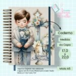Caderno A5 Primeira Eucaristia Blue Boys 4 em 1 + Brinde (Jana Bicalho) - Imagem 4