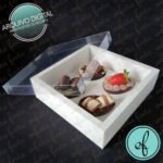 Caixa 15x15x5 - 4 Ovos 50g