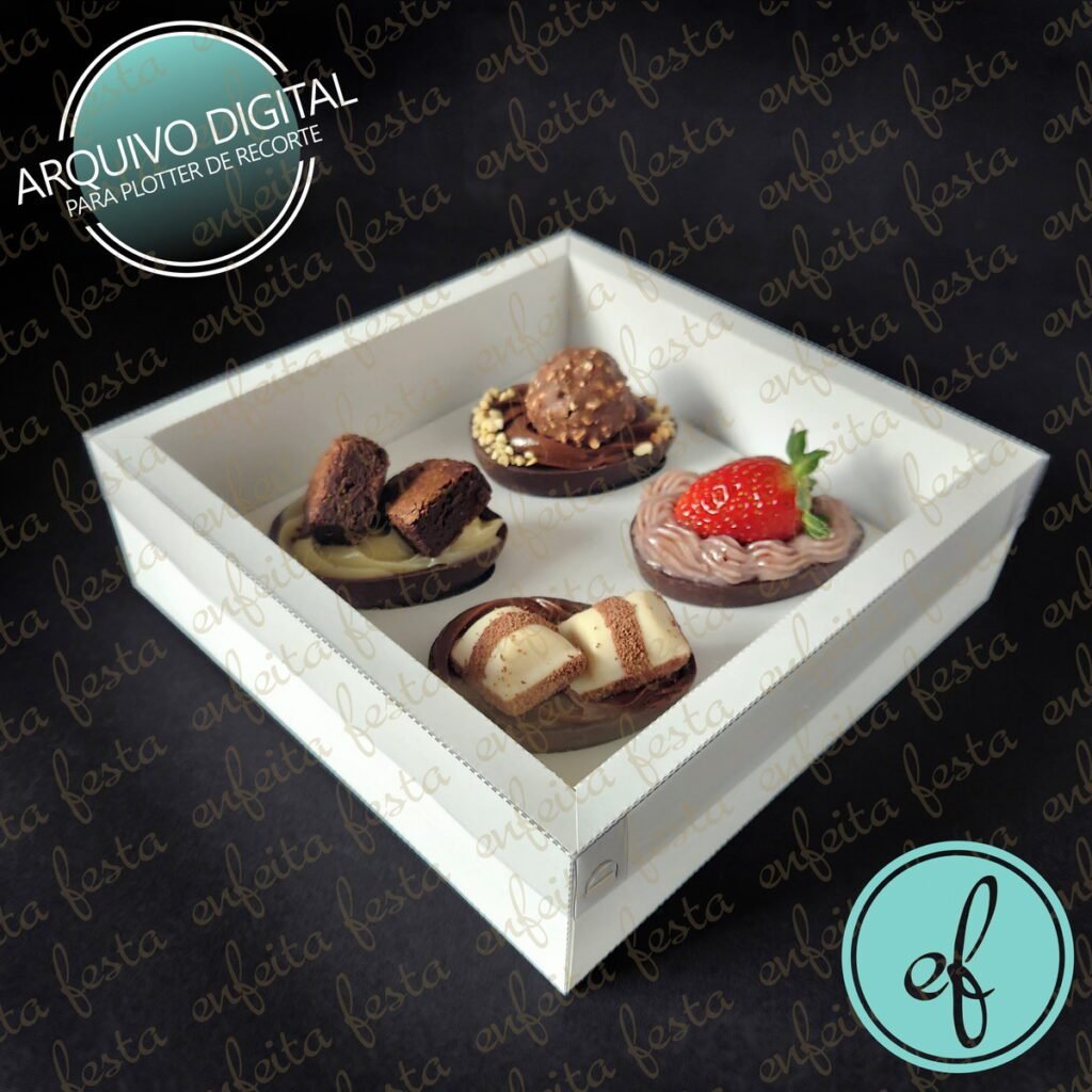 Caixa 15x15x5 - 4 Ovos 50g - Imagem 3